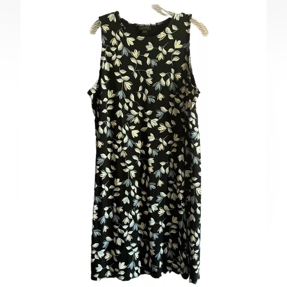 J. Jill Wearever Collection Floral Print Sleeveless Dress - Picture 1 of 6
